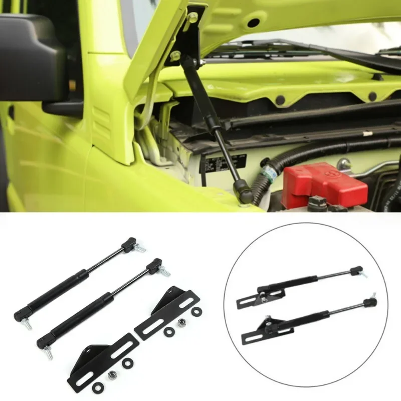 2PCS Front Hood Bonnet Lift Support Engine Cover Gas Spring Strut Shock Absorber Damper Rod For Suzuki Jimny JB64 JB74 2019+