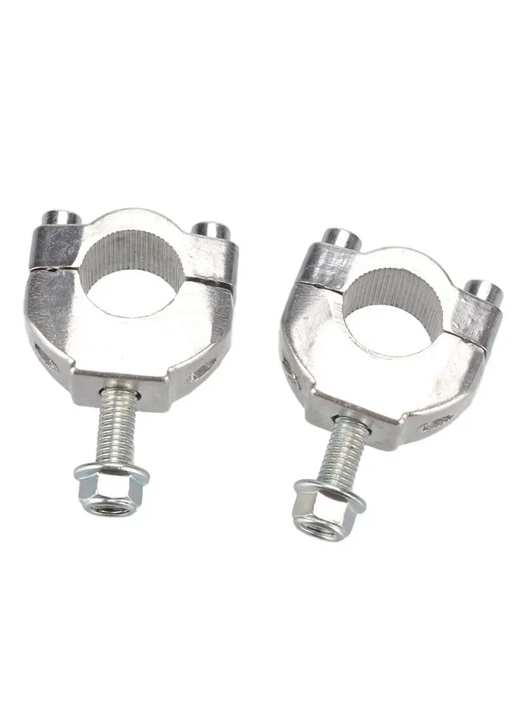 1 Pair Motorcycle Universal Handlebar Riser Bar Mount Handle Clamp 22mm 7/8