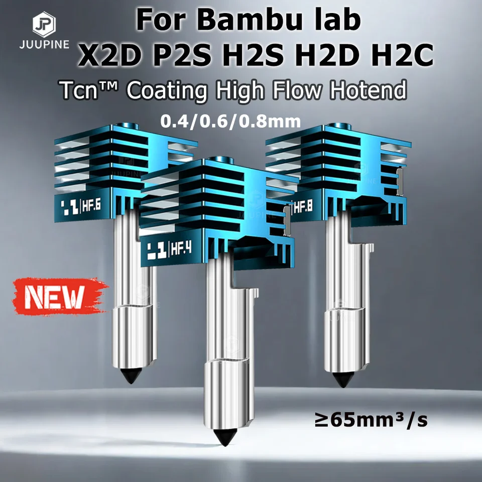 X2D P2S H2S H2C H2D High Flow Hotend for Bambu Lab Quick Swap