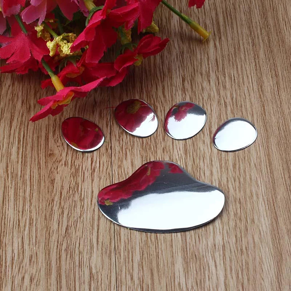/Set Car Sticker Cool Design  3D Animal Dog  Footprint Decal Car Stickers Dog  Car Sticker