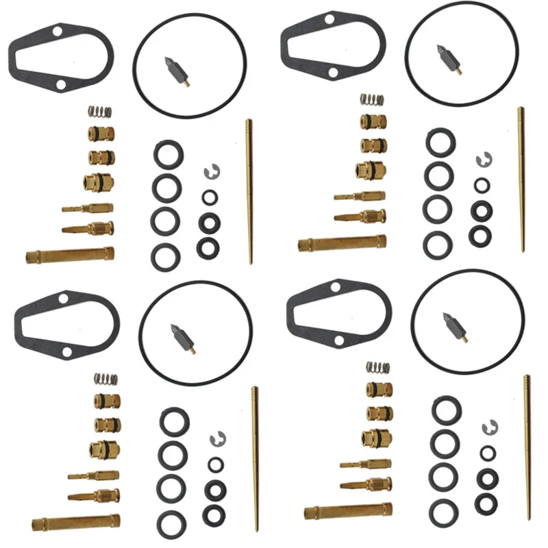 For Honda CB550F CB550K CB550 4 pcs 1974-1976 Carburetor Carb Rebuild Repair Kit