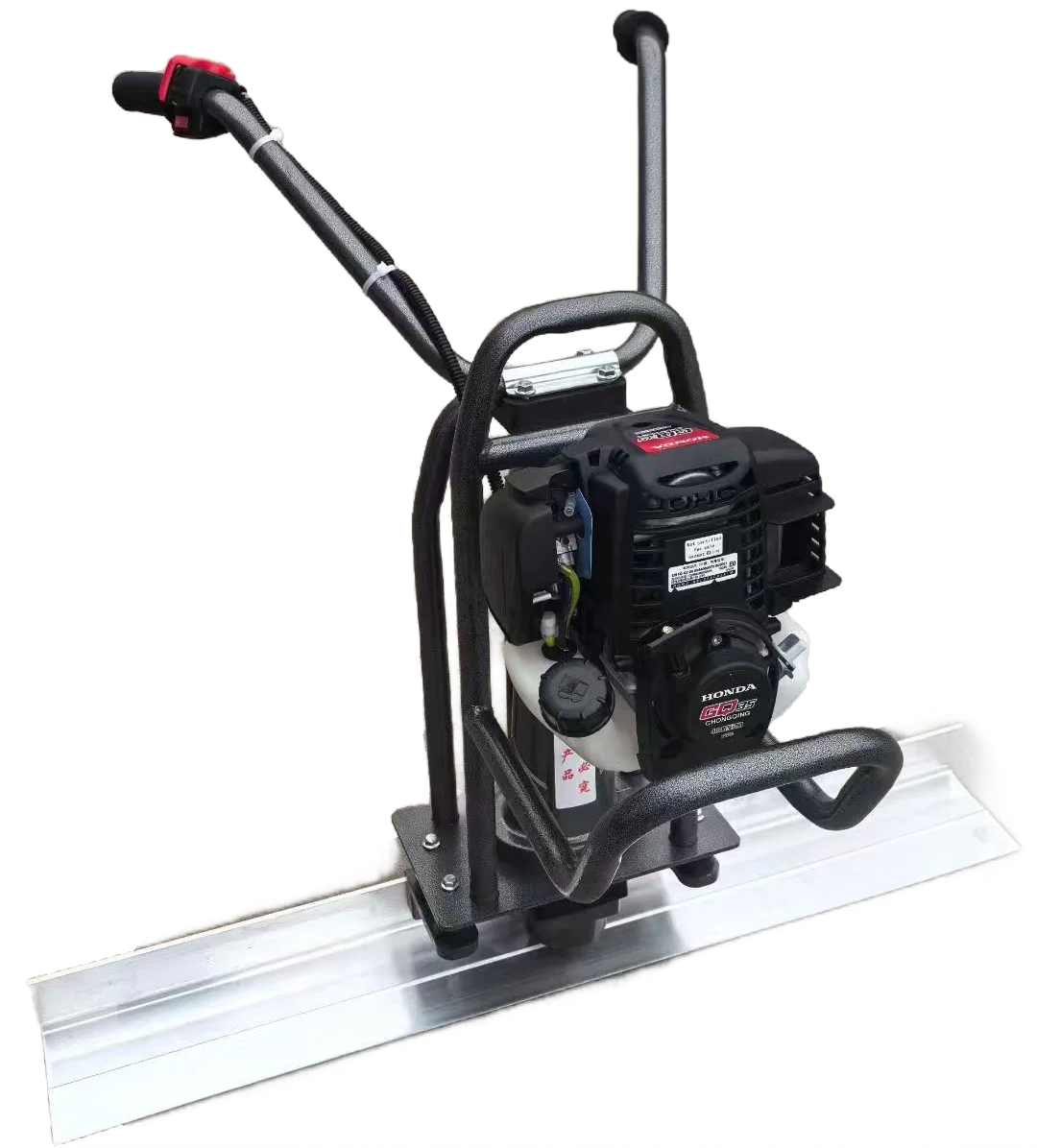 a for  -Powered Motor-Driven Concrete Vibratory Screeds 1.6HP Stainless Steel/Aluminum Alloy Hand-Push Floor Leveling