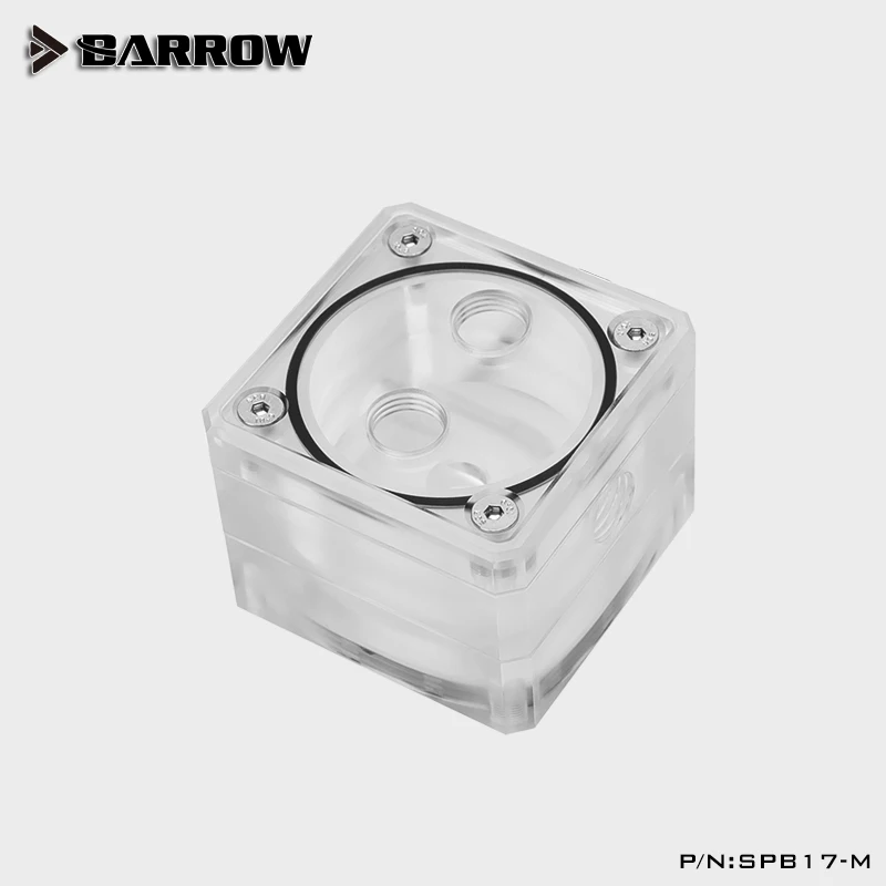 Barrow Modified Pump Box Integrated, High-transmittance Acrylic Plate Mini Micro ITX Tank RGB Water Pump Expansion Kit SPB17-M