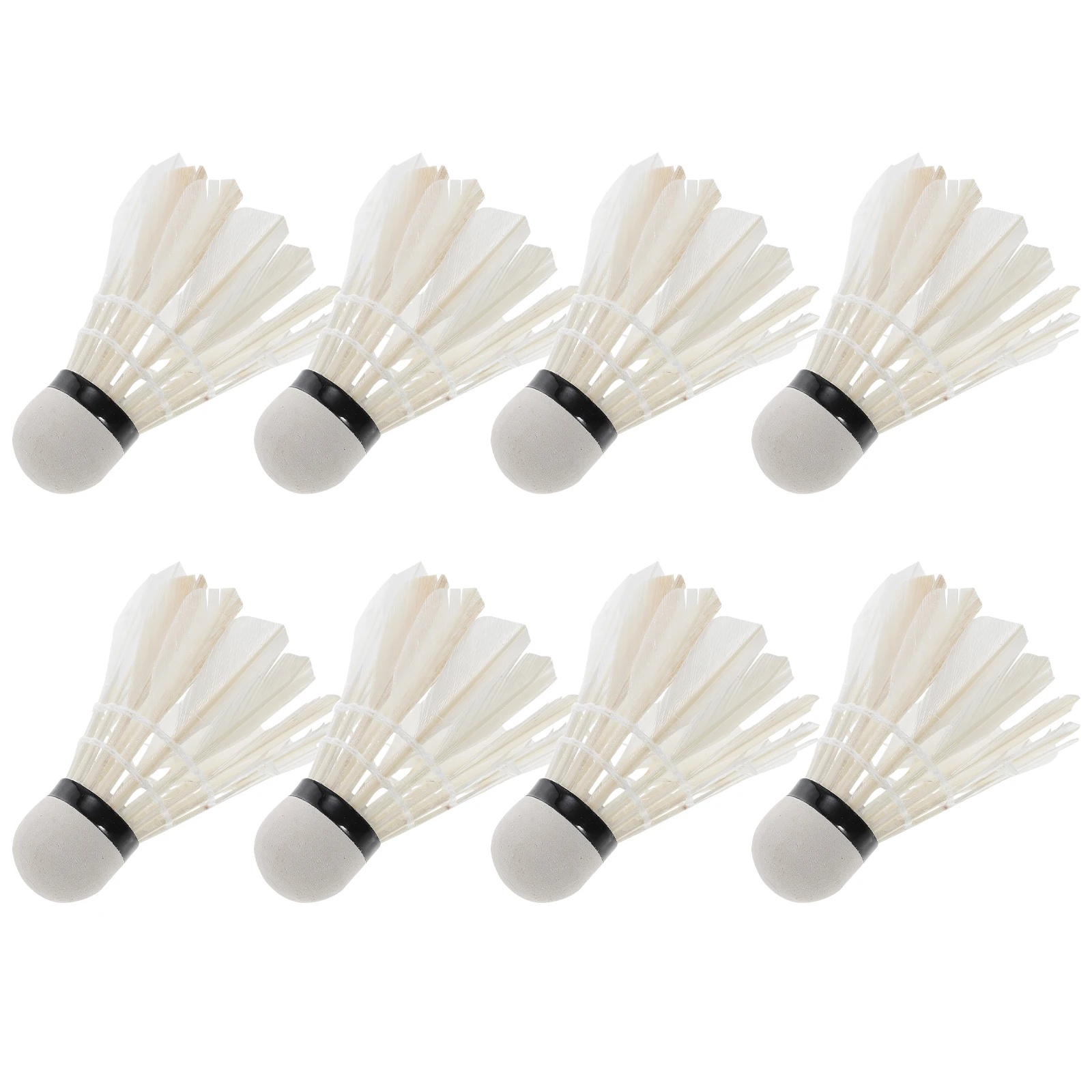 

8 Pcs Luminous Badminton Shuttlecock Goose Shuteca Shuttles Balls Cocks The Bird Accessories Original