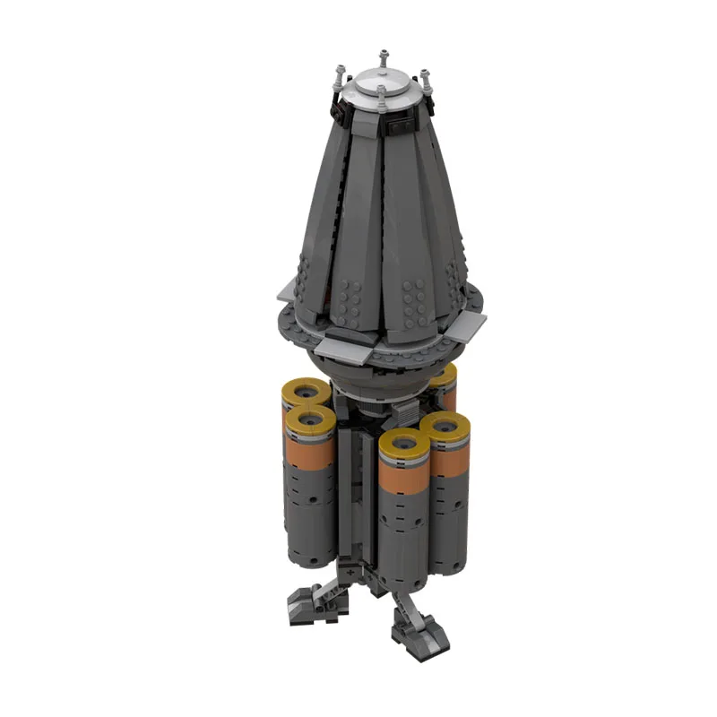 607PCS Sci-Fi Series Futuristic Transport Vehicle Detailed Moc Diy Building Blocks Birthday Toys Gift for Sci-Fi Enthusiasts
