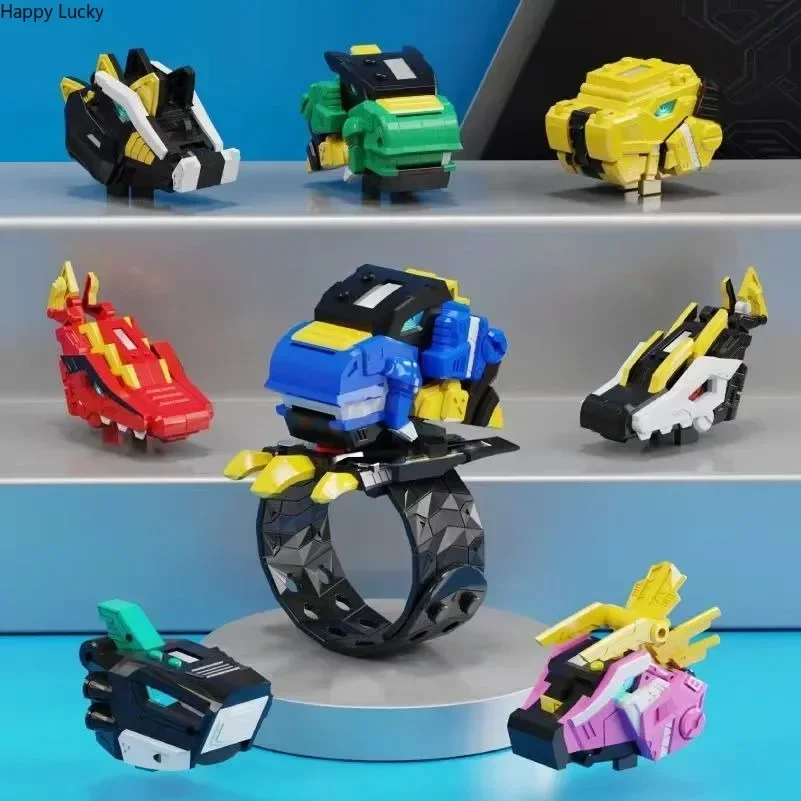 Miniforce X นาฬิกาของเล่น Super ไดโนเสาร์ Power Mecha Deformation หุ่นยนต์ที่ชื่นชอบของเล่นของขวัญเด็ก Mini Secret Servic Movable Deco