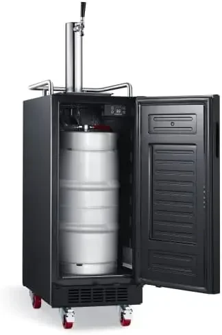 EdgeStar KC1500SS Kegerator incorporado de acero inoxidable de 15"