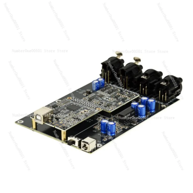 ES9018 ES9822 XMOS USB ASIO Capture Card 2 Channel Recording Playback Indicator Measurement For Pro HiFi Audio Studio view 4
