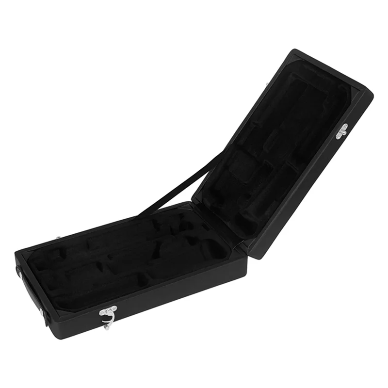 

AZZ-Oboe Storage Box Double-Layer Buckle Plus Velvet Thickened Oboe Leather Box Woodwind Instrument Portable Box