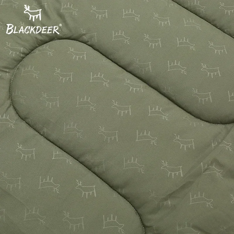 BLACKDEER التخييم القطن المغلف كيس النوم للسفر في الهواء الطلق المشي لمسافات طويلة لصق كيس النوم الموسم وسادة دافئة مقنعين