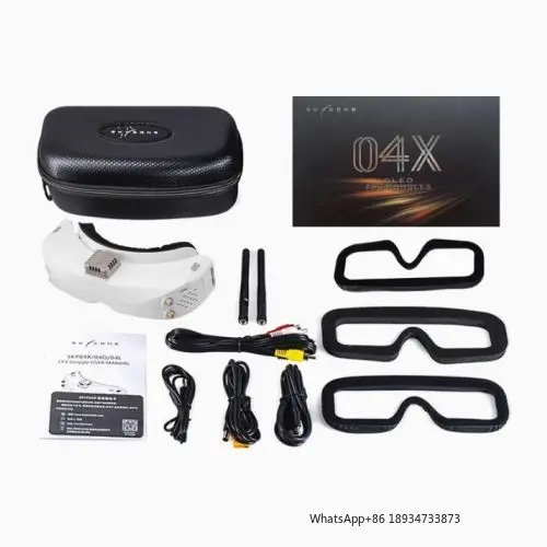 SKYZONE 04X PRO FPV Goggles OLED 5.8G 48CH Steadyview Receiver 1920X1080 HD DVR Head Tracker for RC FPV Racing Drone