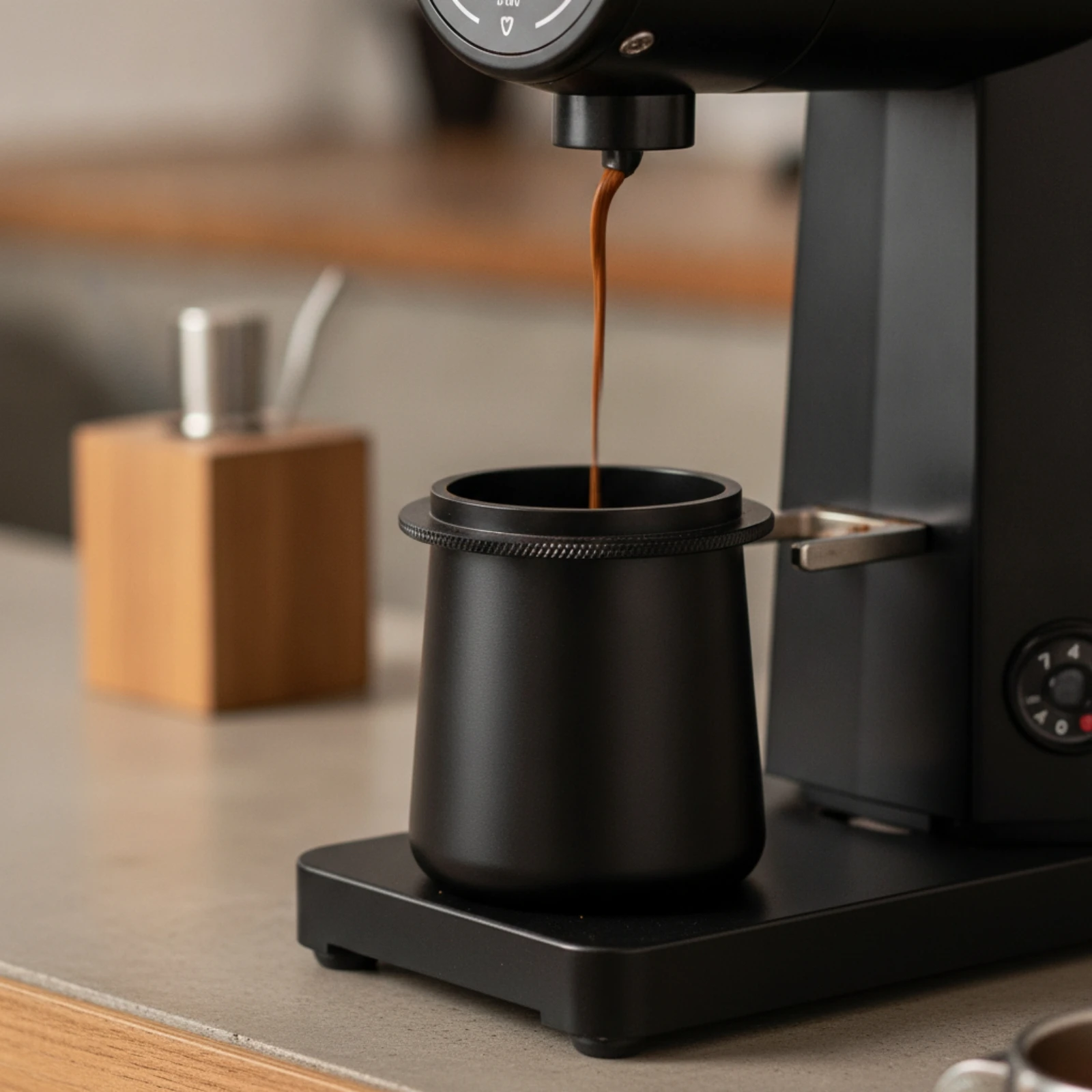 Espresso Coffee Dosing Cup Aluminum Coffee Dosing Cup Accessory Food-Safe Easy to Clean for Baristas