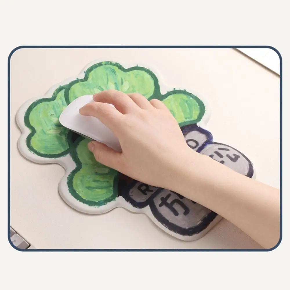 Creative Keyboard Mouse Pad Fruit Shape Non-Slip Laptop Wrist Rest Comfortable Ergonomic Cartoon Wrist Rest Laptop Computer