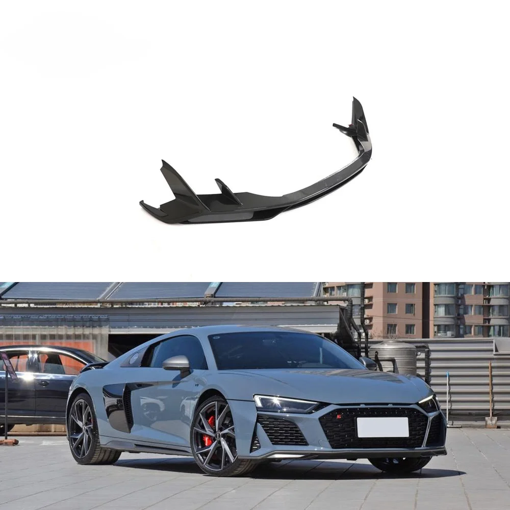 

R8 V10-Fit Premium High-Gloss Prepreg Dry Carbon Front Lip Splitter