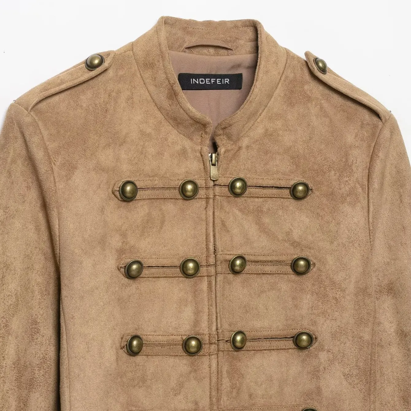 JNLEAOG Summer New Women's Fashion Rope Knot Effect Jacket Coat Standard Style Polyester Material Versatile All-match