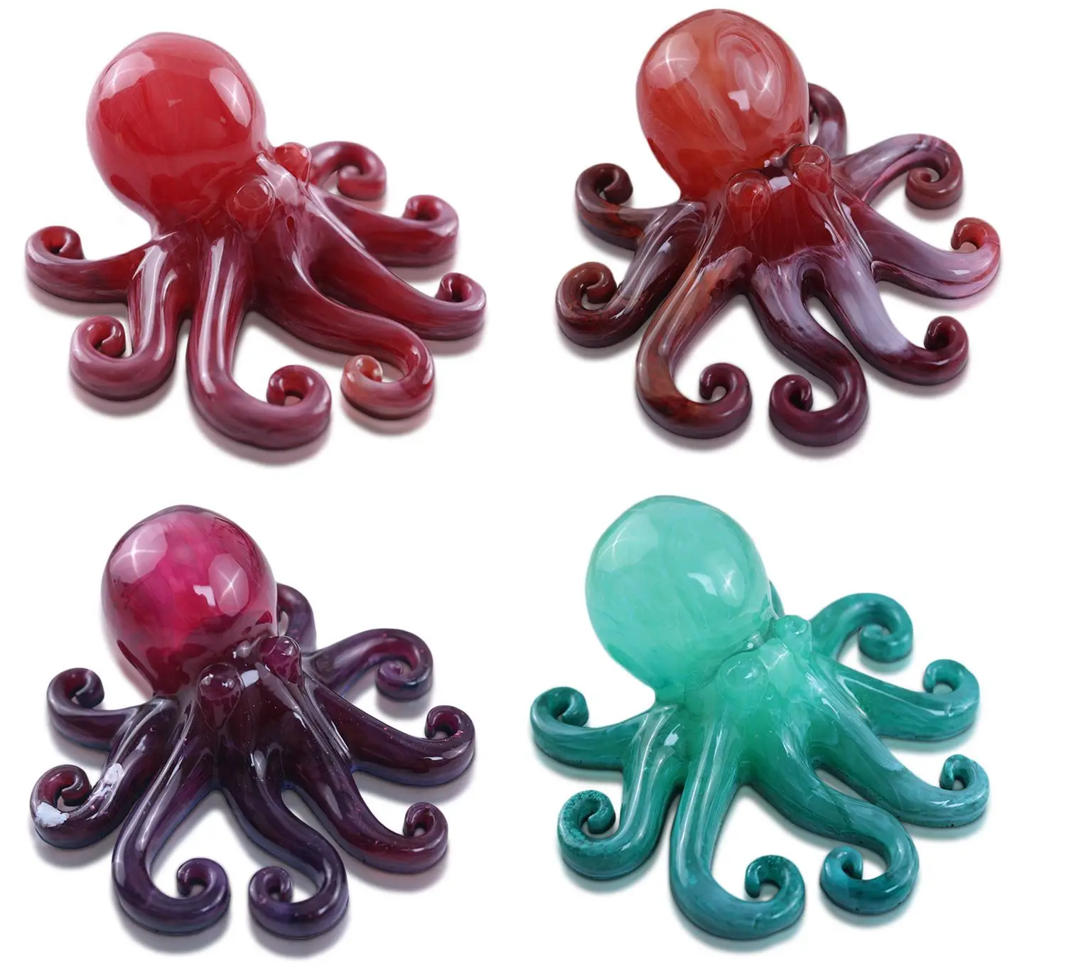 DIY Octopus Epoxy Resin Mold Ocean Octopus Home Desktop Decoration Mirror Silicone Mould