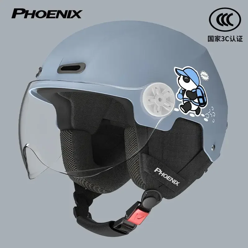 

Motorcycle Helmet Men and Women Summer Scooter Helmet Hard Hat Four Seasons Universal Half Helmet