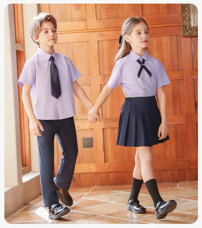 Luxuriöses Kinder-Hochzeitsset für Mädchen, Hemd und Hose für Jungen, lila Party-Outfits, Anzug, Kinder-Schuluniform, formelle Kleidung – Detail 4