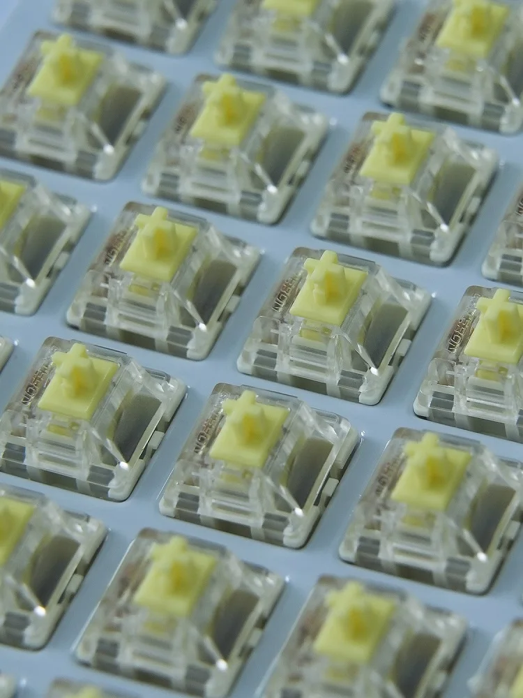 GATERON Jupiter Switch Banana 5 Pin SMD Light Yellow Double Stage Spring RGB Customized DIY Hot Swap Mechanical Keyboard Gaming — zdjęcie produktu 7