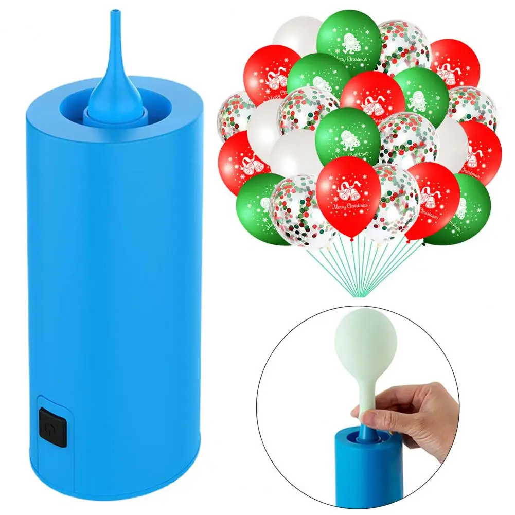 Electric Air Pump Durable Inflator Wear-resistant Simple Operation  Good Round Long Strip Balloon Electric Inflator