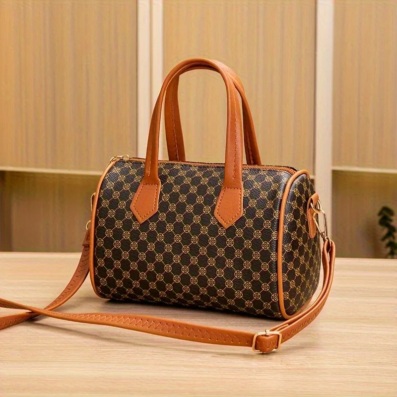 Handtaschen im Vintage-Stil, Umhängetasche, verstellbarer Riemen, Damen-Messenger-Umhängetasche, elegantes Accessoire, Einkaufstasche, Geldbörse, schick – Detail 8