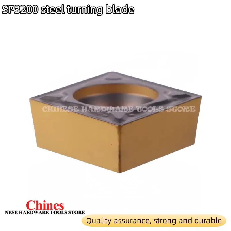 إدراج مشقوق بلونين مضاد للانزلاق ومقاوم للاهتراء CCMT120404-GM SP3200 إدراج تحول فولاذي