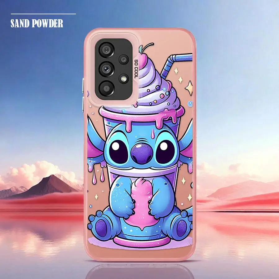 حافظة لهاتف سامسونج جالاكسي A12 A13 A14 A16 A22 A23 A24 A25 A32 A33 A34 Fundas غطاء شل ديزني كارتون لطيف غرزة