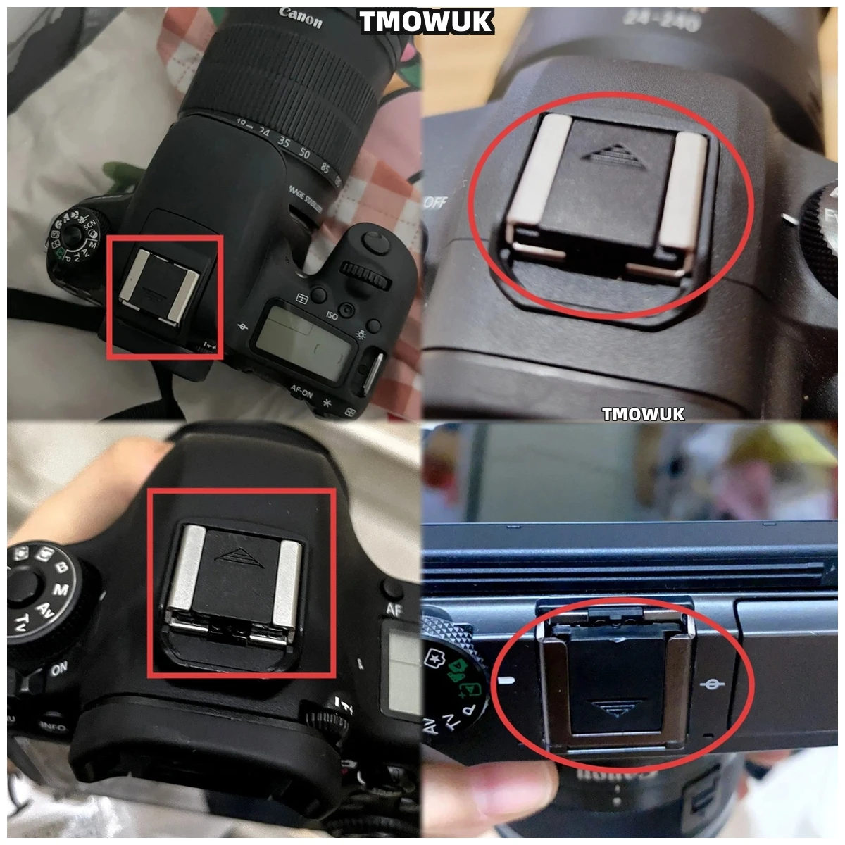 

For Canon EOS T4i T5i T6 T6s T7 T7i SL2 SL3 Hot Shoe Cover Camera Accessories Ca Rebel