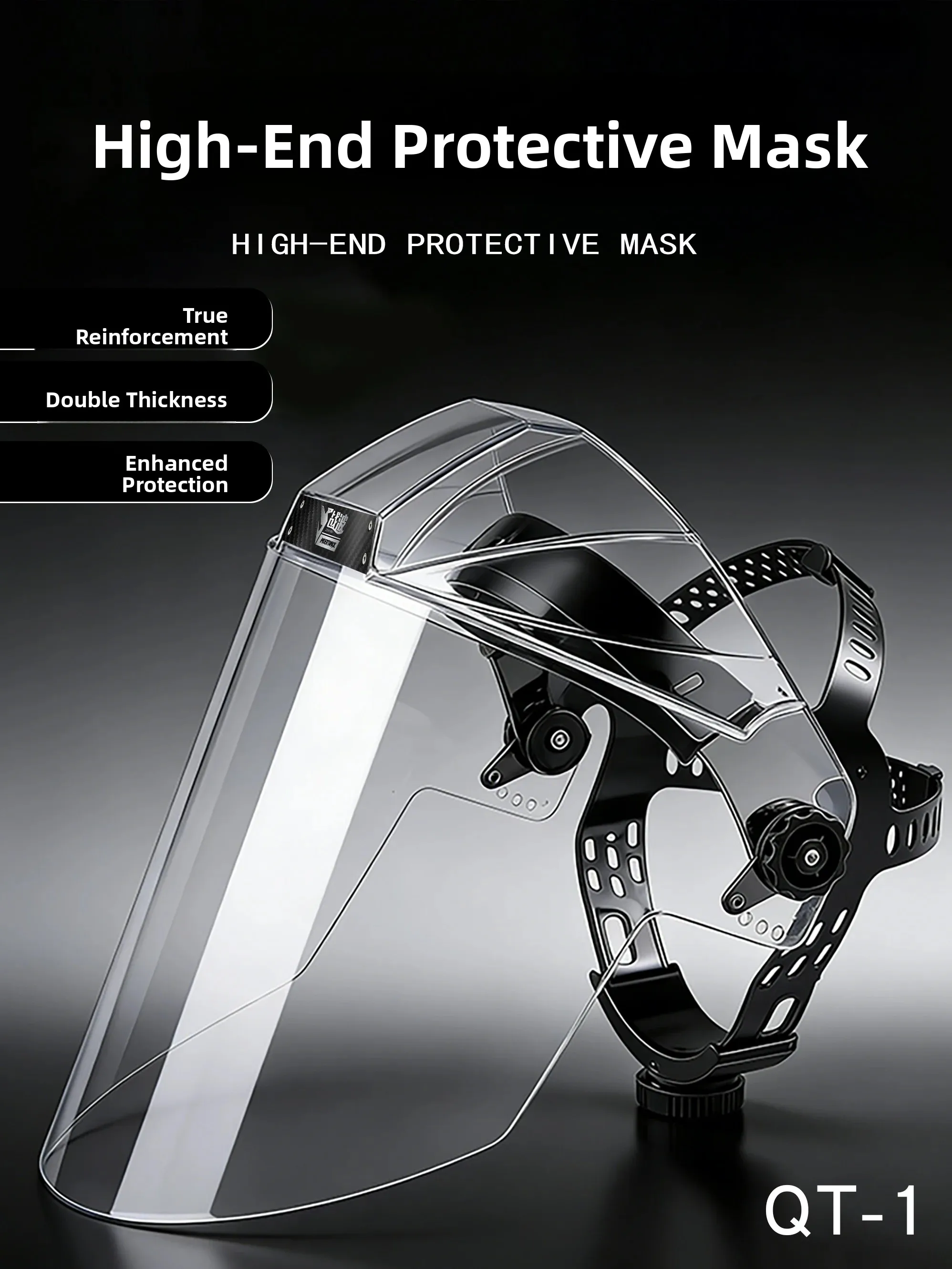 Transparent Protective Face Mask for Grass Cutting And Grinding with Full Protection Dustproof Industrial Mask Woodworking