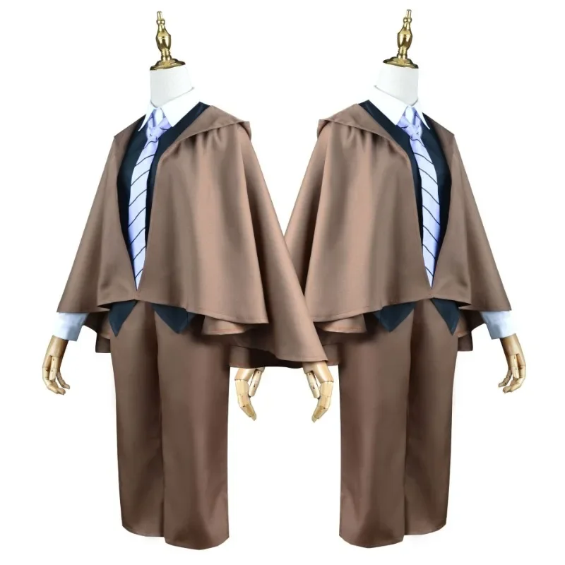 

Edogawa Ranpo Cosplay Costume Detective Uniform Suit Edogawa Rampo Outfits with Hat for Halloween Comic Con