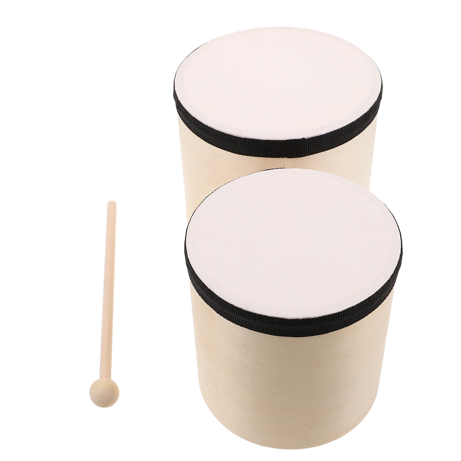 

Introductory Percussion Instruments Hand Drum for Music Dance Performance with Wood Stick Christmas