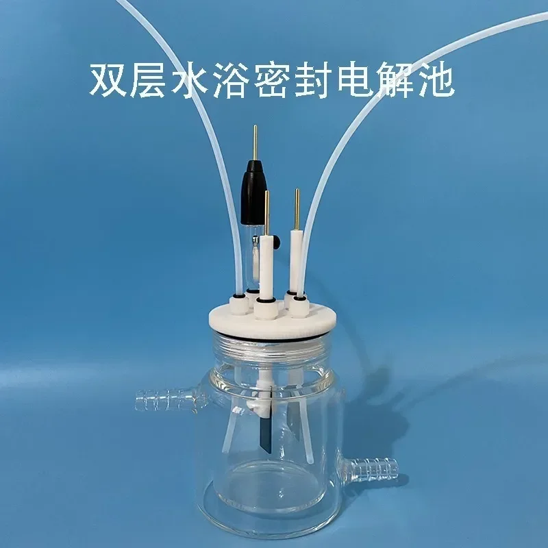 C003-S Water Bath Sealed Electrolytic Cell Temperature Control Electrolytic Cell Electrochemical Analysis of Three Electrode