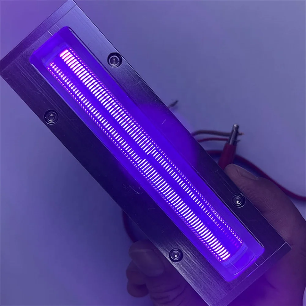 Custom High Power 350W LED  Oil Curing Lamp High Speed  Inkjet/coding Machine Water-Cooled Drying Lamp 120x20mm