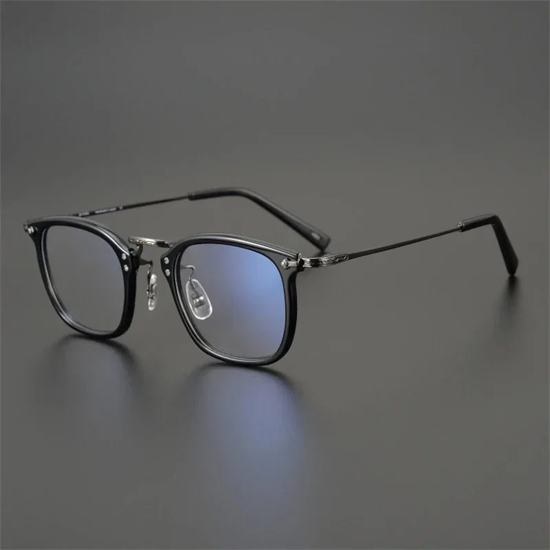 Japan Vintage Titanium Reading Eyewear Frame Eye Glasses Men Optical Eyeglasses GMS806 Rectangle Prescription Glass for Women