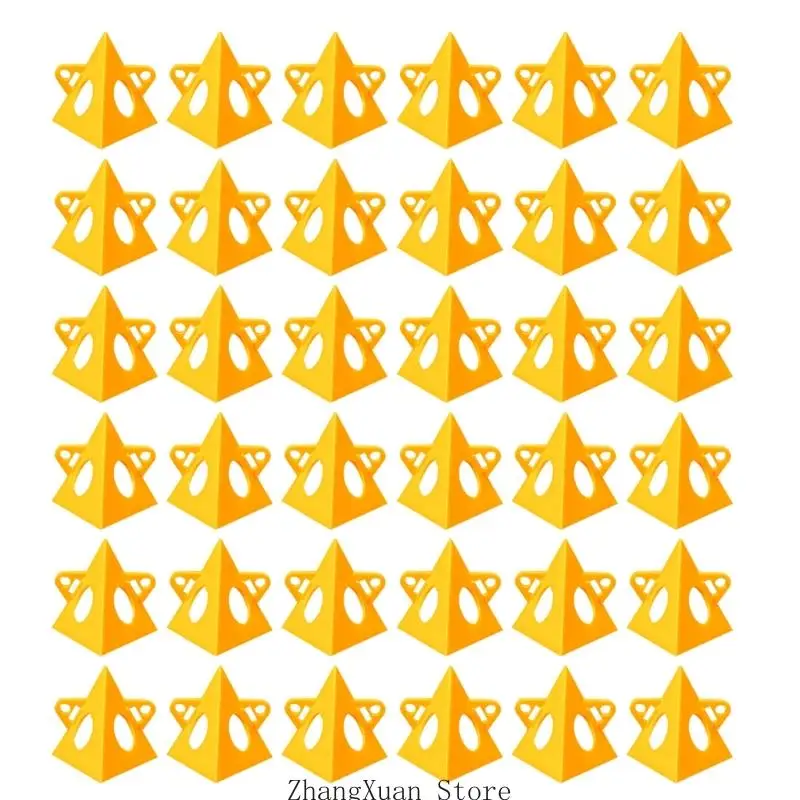 

38Pcs Mini Pyramid Support Frame Tripod Woodworking Paint Stands Triangular Painting Brackets Block Auxiliary