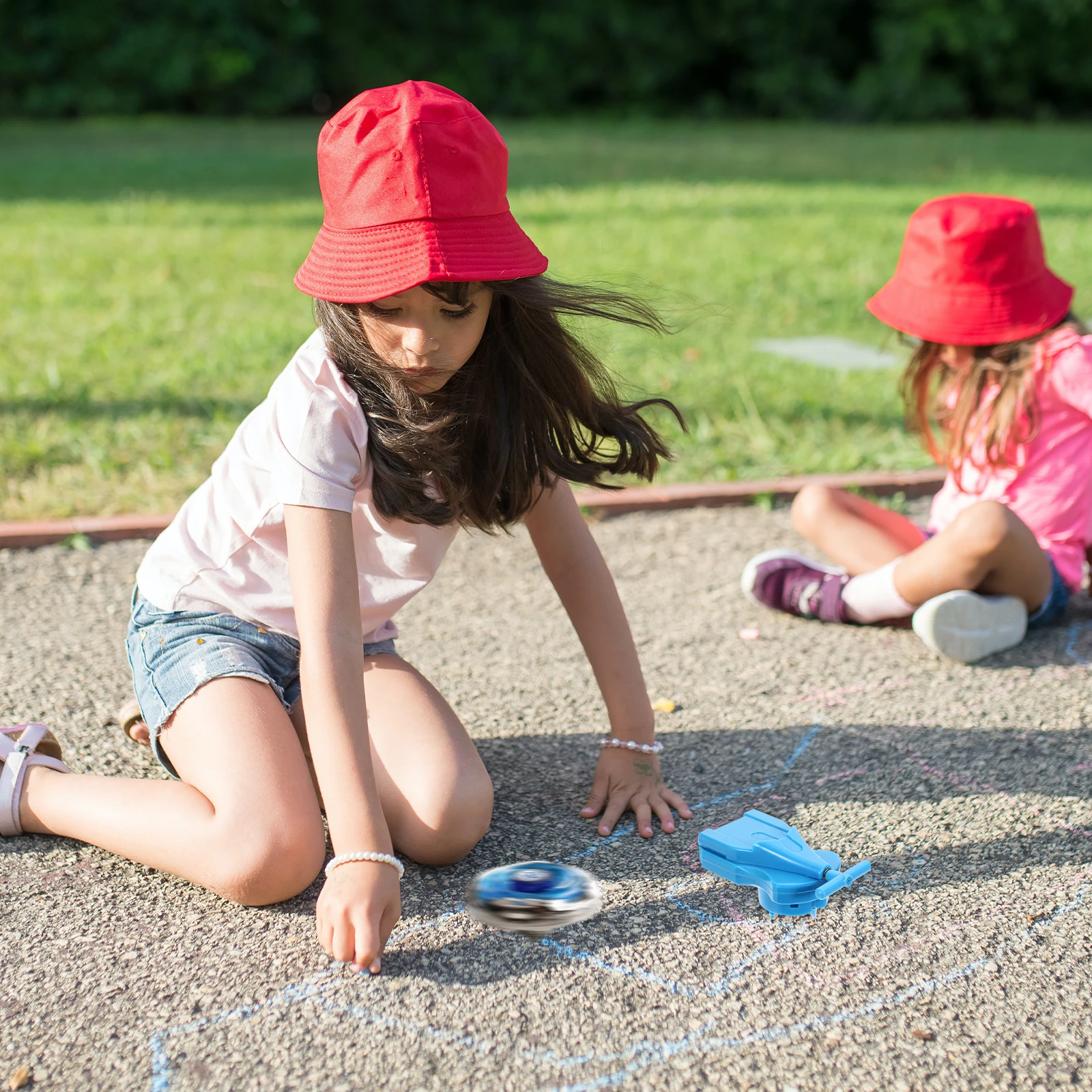 

2 шт., гироскопические пусковые установки, практичная прочная пластиковая пусковая установка, образовательные аксессуары для струн, гироскопические игрушки, пусковая установка