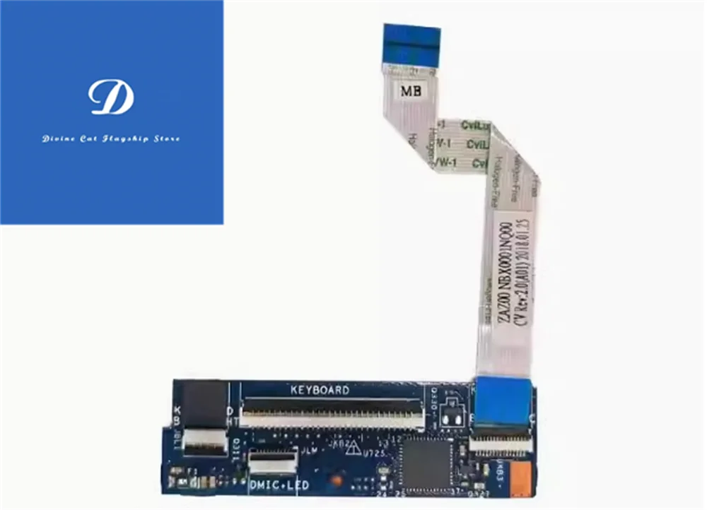 

Для Dell xps 13 9343 9350 9360 LS-B442P плата адаптера клавиатуры ленточный кабель