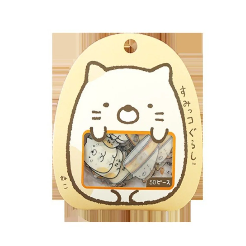 PVC Cartoon Kawaii Pvc Stickers Decoration DIY Lovely Cat Bear Sticker for Diary Transparent Good Adhesion