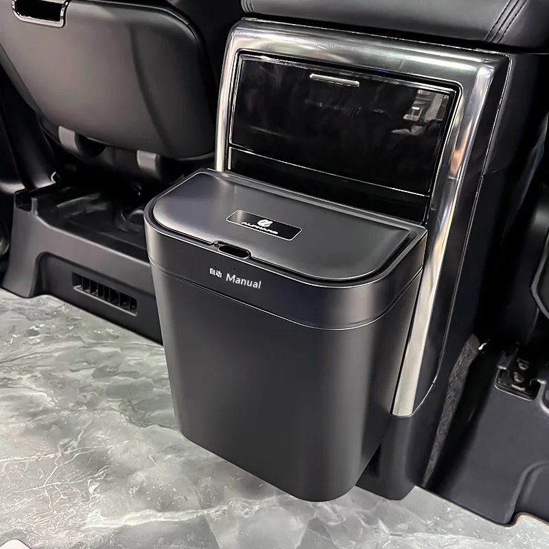 Electric Smart Trash Bin for Alphard 40 & Vellfire 30 (2015-2024) Touchless Auto Eco-friendly Recycling Family Travel