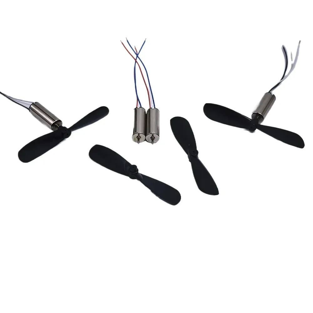 4pcs 617 6mm*17mm 2CW+2CCW Coreless Motor Propeller DC 3.7V 50000RPM Utral-High Speed RC Drone Quadcopter Engine