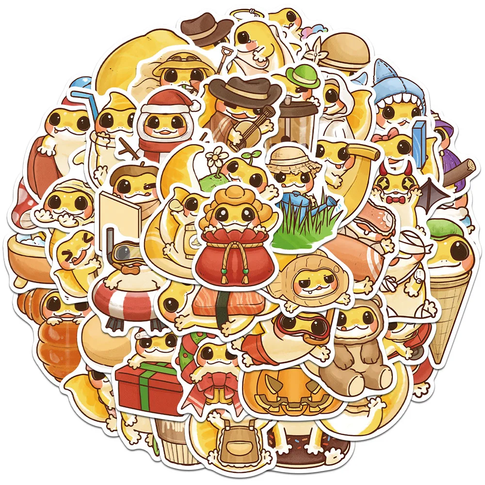 

50 шт., креативные скалолазающие палацы домашних животных, простые забавные наклейки с героями мультфильмов, сделай сам, украшение для ноутбука, коробка для очков, чехол для телефона, наклейки