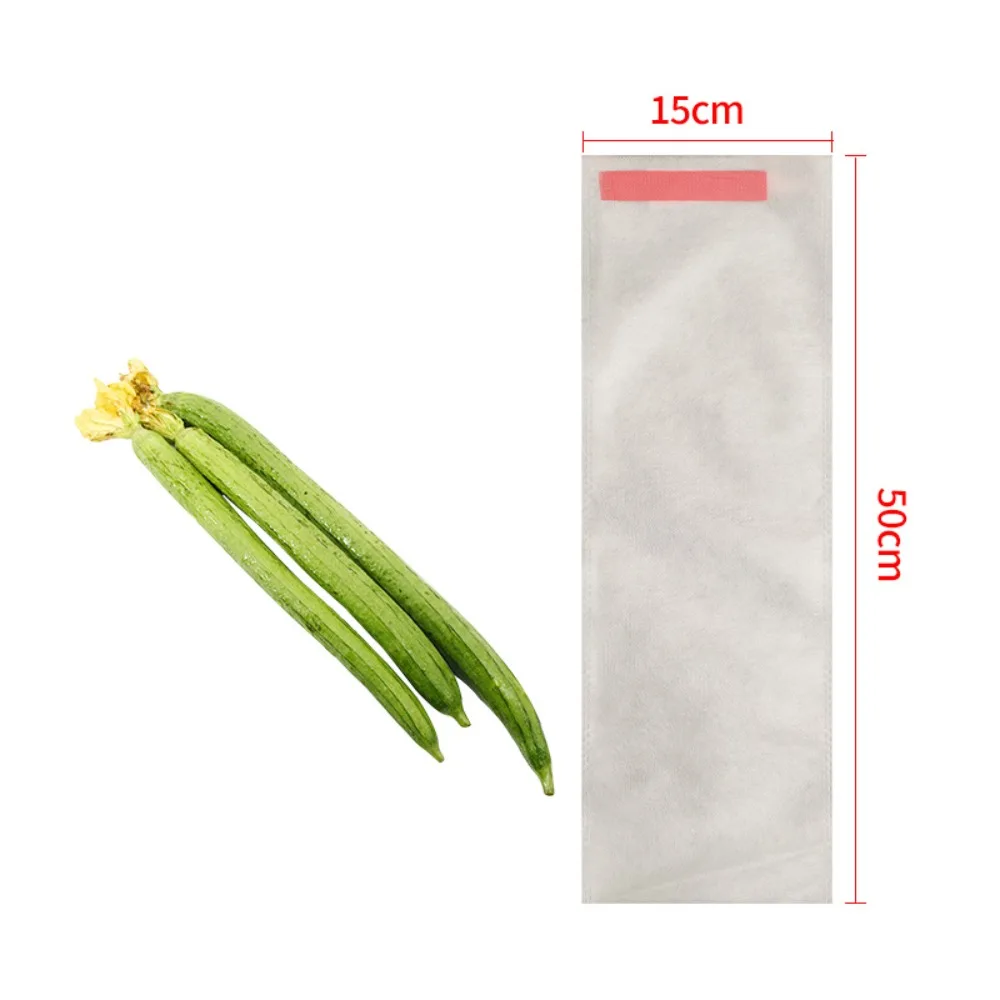 100Pcs Fabric Planting Pocket Fruit Protection Bags Planting Garden Greenhouse Supplies Non-Woven Plant Nursery Bags Anti-bird