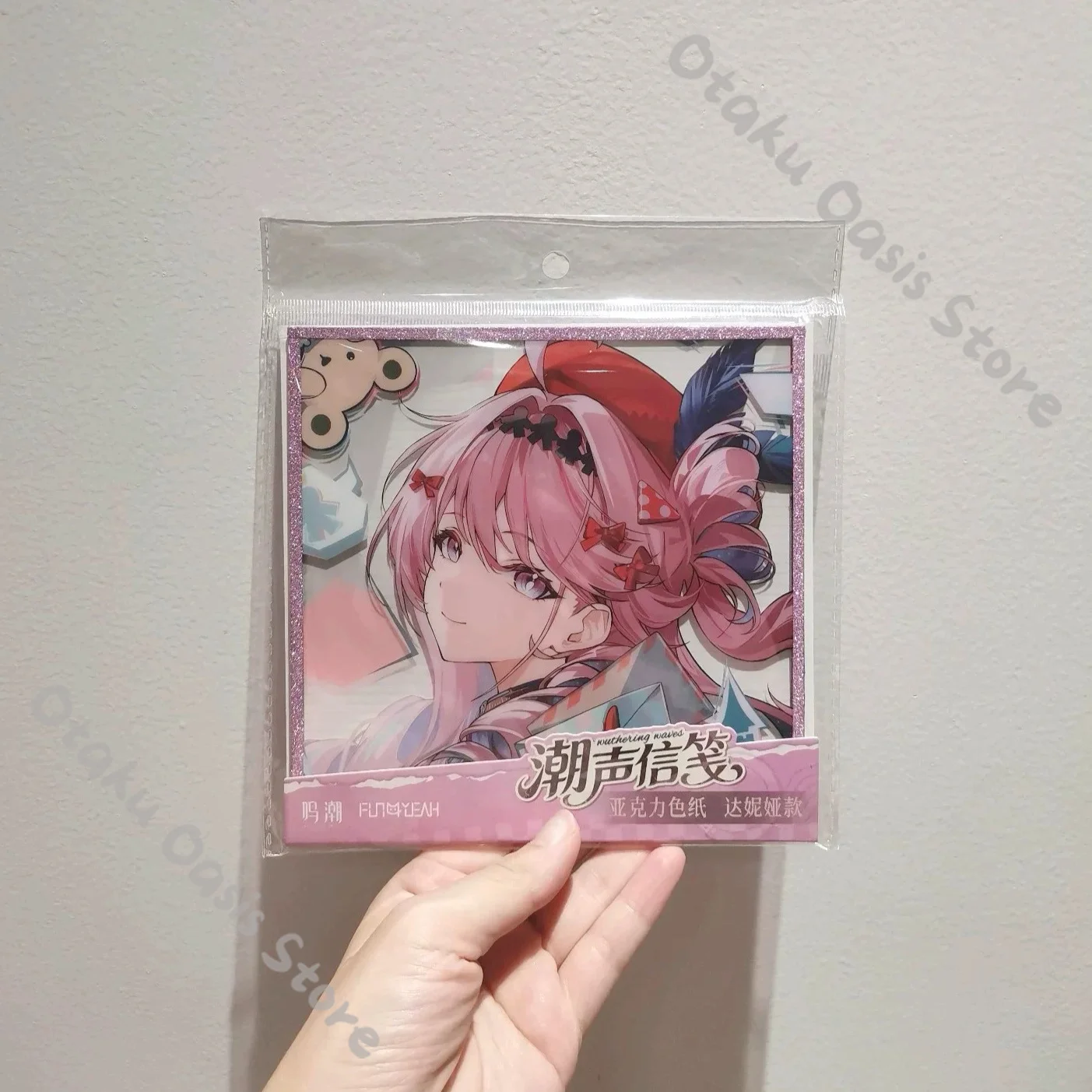 Wuthering Waves Denia Official Acrylic Colored Paper Cosplay Shikishi Signature Board Limited Legal Edition Periphery Decor