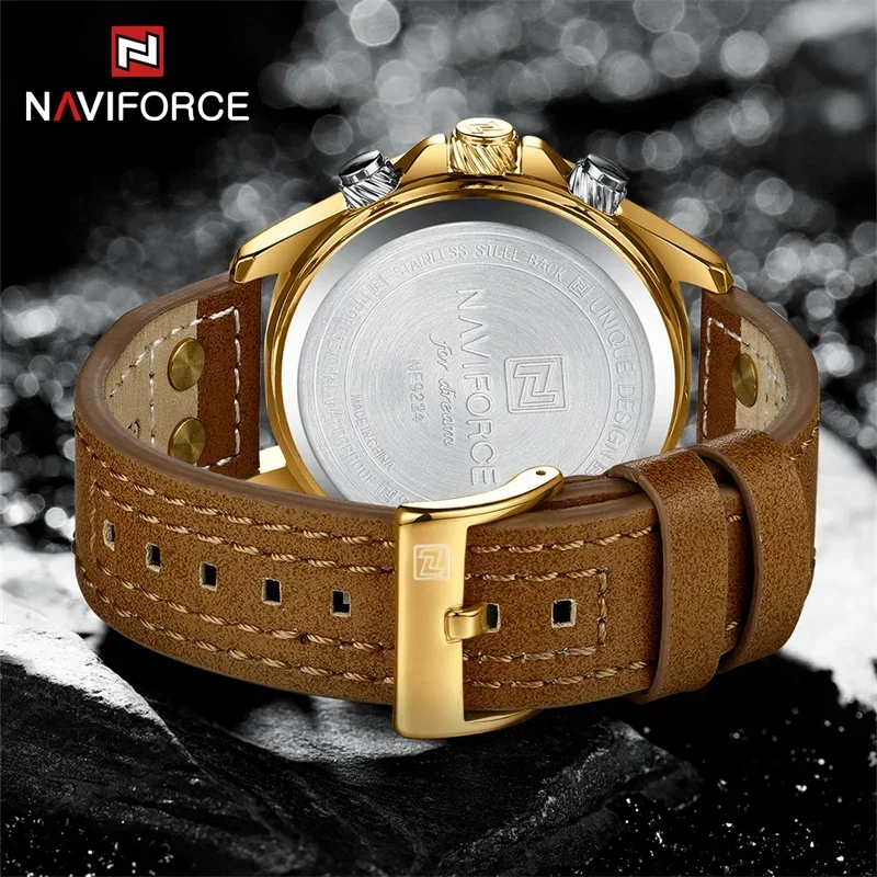 NAVIFORCE Brand Men\'s Watch Digital Luminous Waterproof Male Sport Quartz Wristwatches Dual Display Clock Relogio Masculino 2023