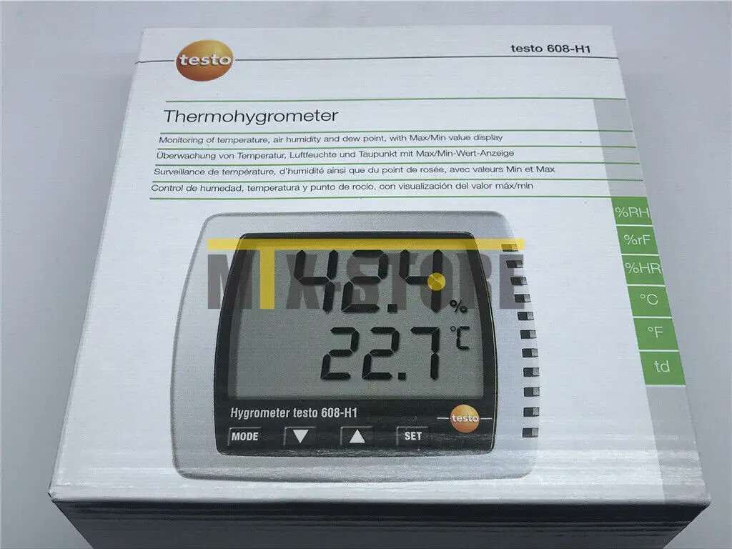 1pcs BRAND NEW ONES  TESTO 608-H1 Digital Thermohygromet