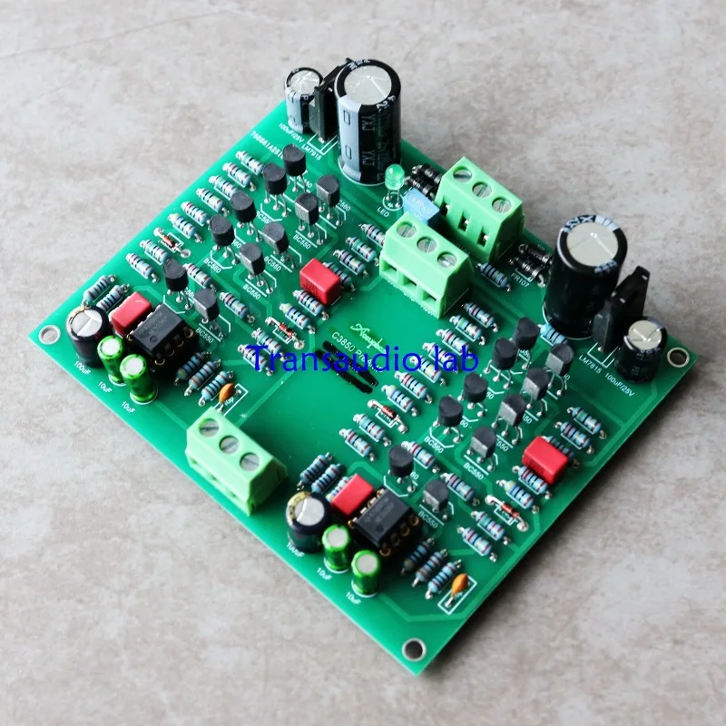 Ultra-low noise, ultra-low distortion, golden voice C3850 core circuit, two-channel front stage (AP test)