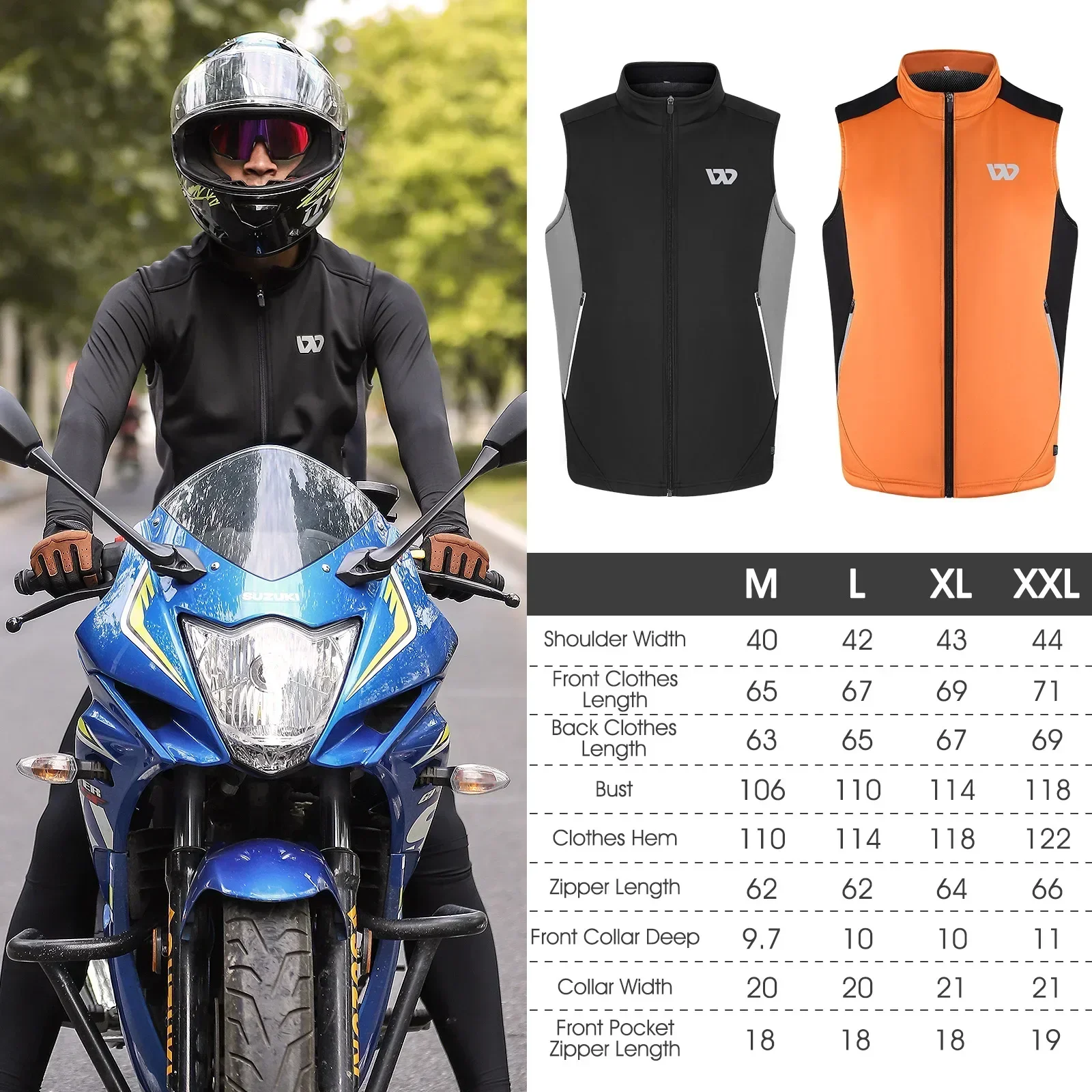 

WEST BIKING Winter Heated Vest Men Women Sportswear USB Heated Jacket Motorcycle Cycling Thermal Hunting Camping Clothing M-2XL
