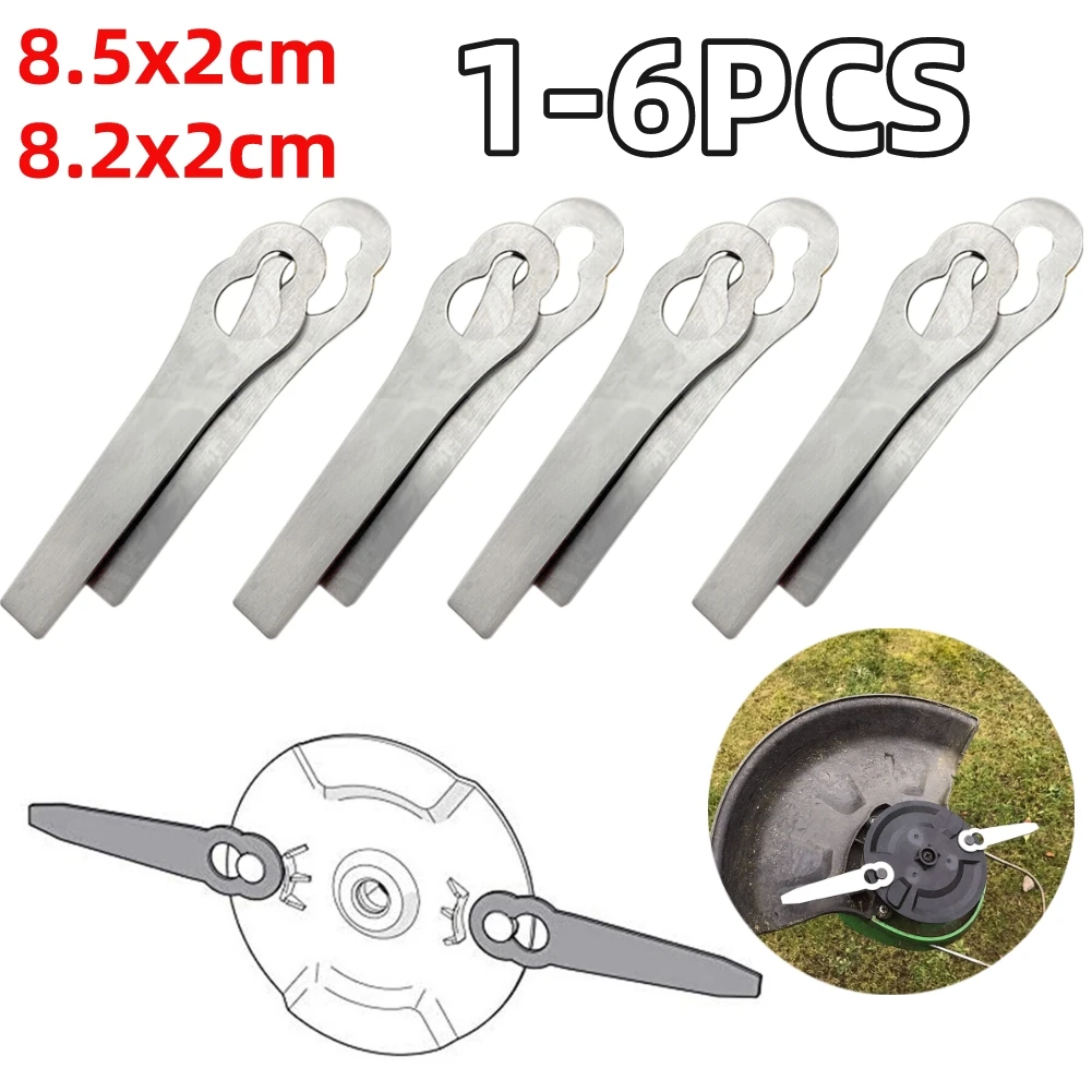 1-6Pcs Grass Trimmer Blade Garden Lawn Mower for Ferrex Aldi Poly Cut 2-2 FSA 45 for Home Garden Tool Accessories