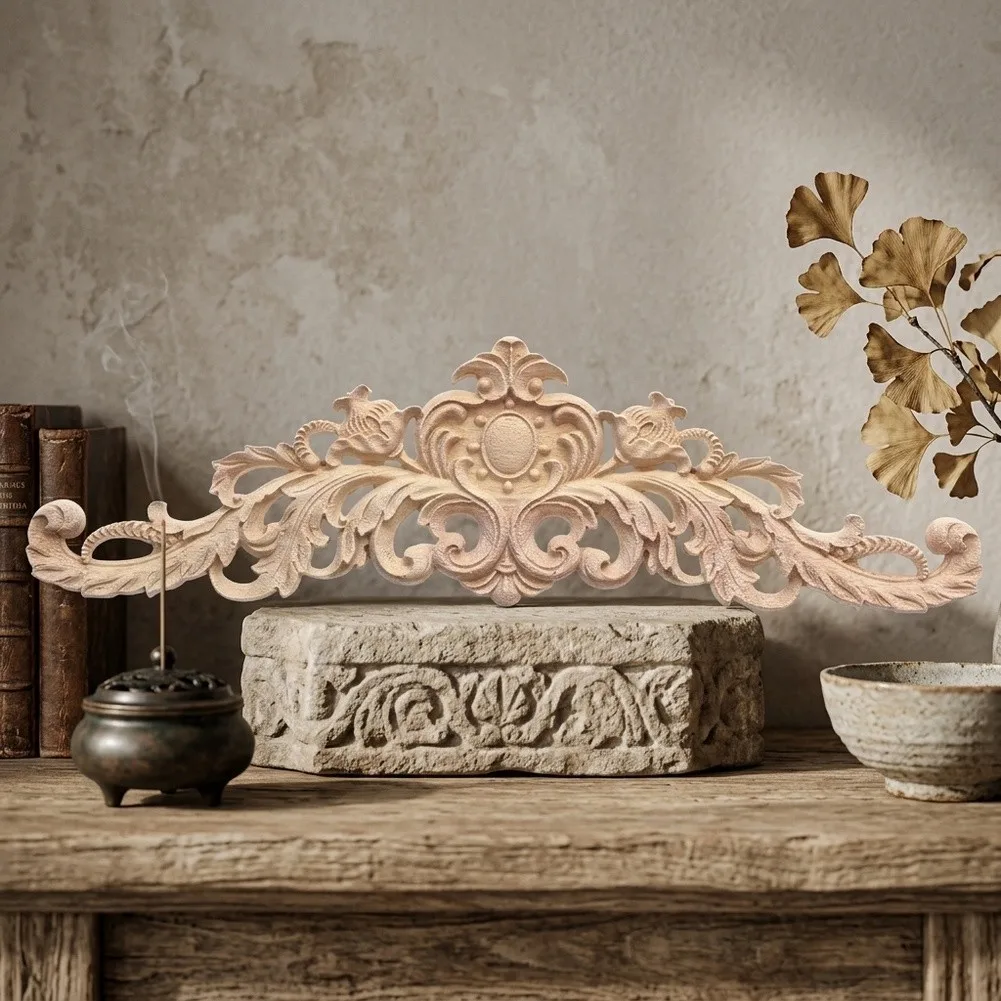 For Enhancing Home Warmth Wood Carving Wall Decor Elegant Handcrafted Decoration Environmentally Friendly Material