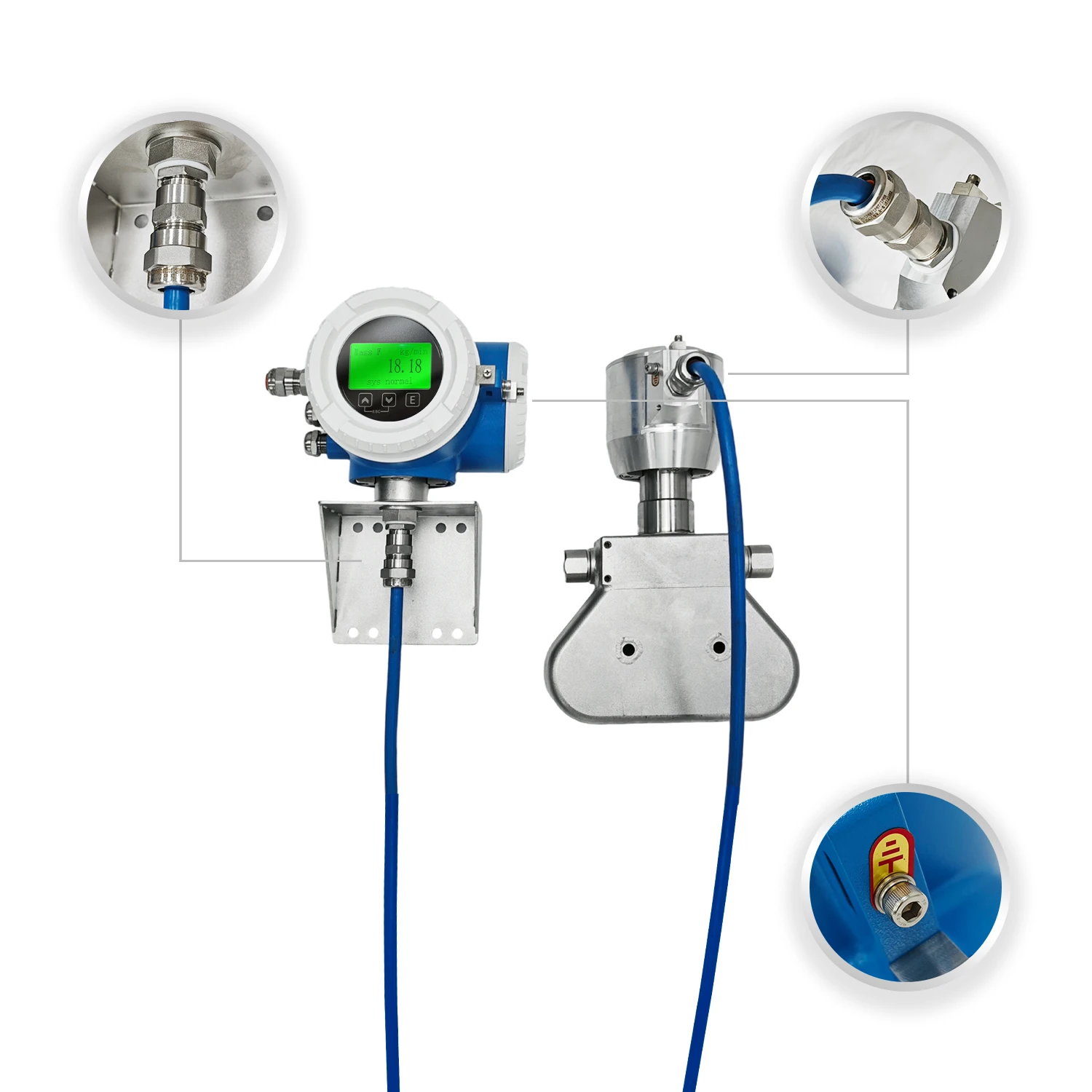 Expert OEM Digital Coriolis Flow Meters For High-Pressure Gas Precision Micro-Flow Measurement With Stainless Steel Construction